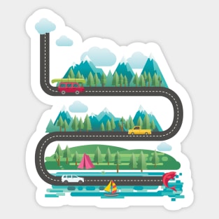 Road Trip Sticker